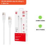 CB-103 cáp dù trắng C-C 60w 1m