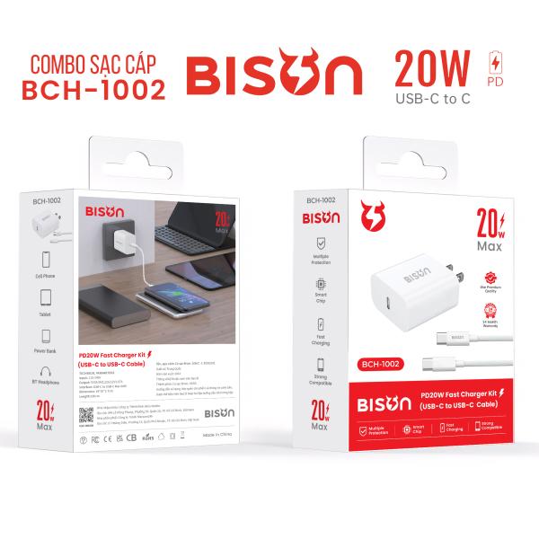 BCH-1000 Combo 20w C-L 1m cáp dù trắng