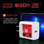 BCH-1000 Combo 20w C-L 1m cáp dù trắng