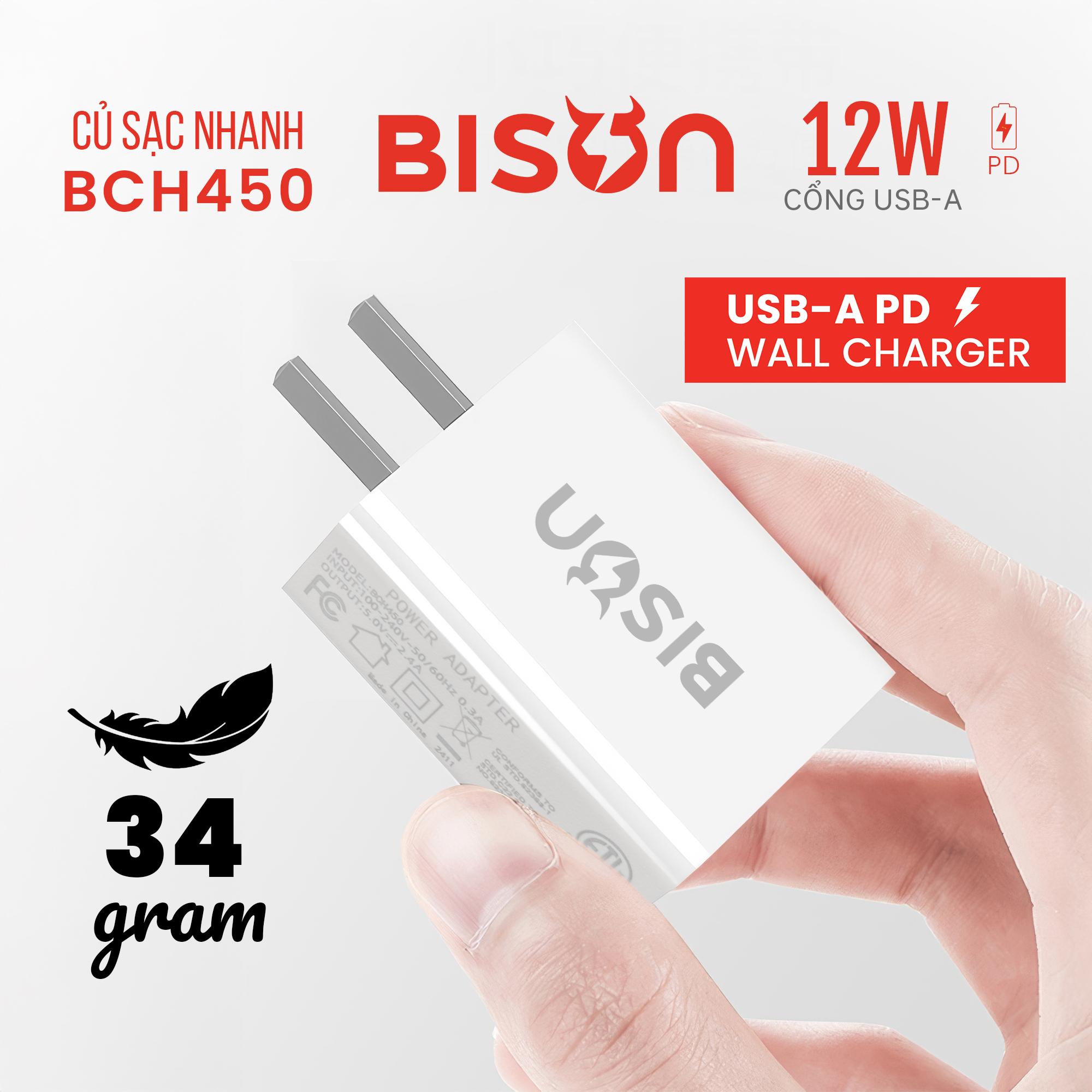 Củ sạc Bison 12w