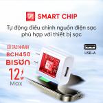 Củ sạc Bison 12w