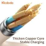 Cáp sạc data Mcdodo CA-4770 Beige Type-C to Type-C 65W có đèn LED   1.2m
